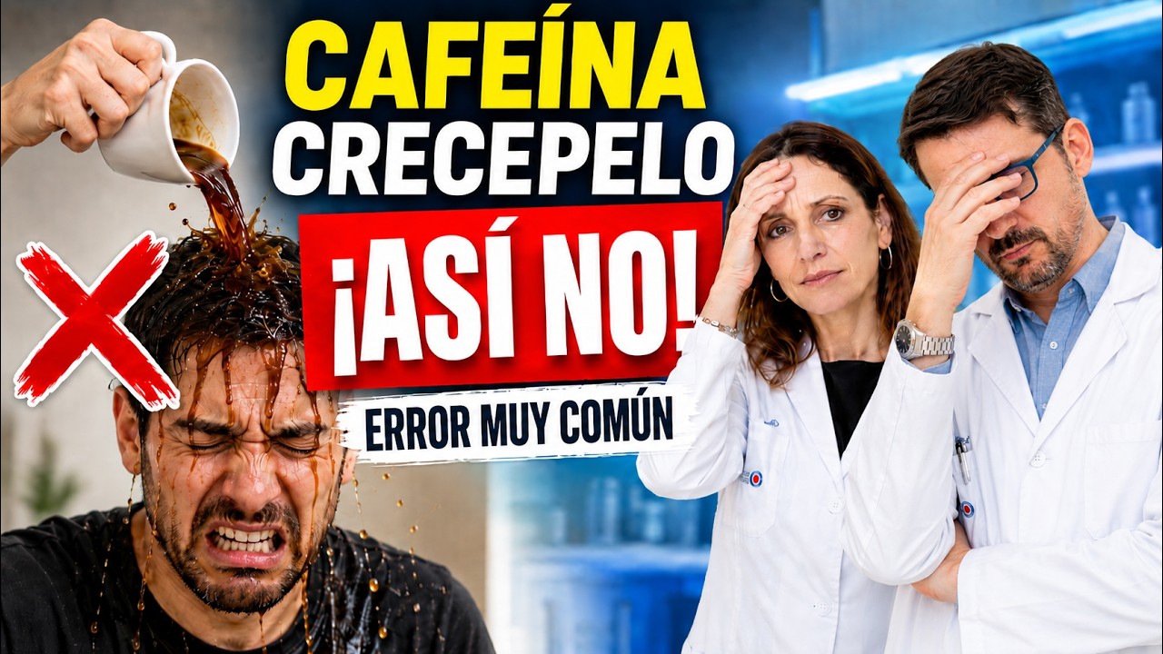 🔴 Como usar CAFEINA y CAFE como CRECE PELO ¿Ayuda a la CAÍDA DEL CABELLO?
