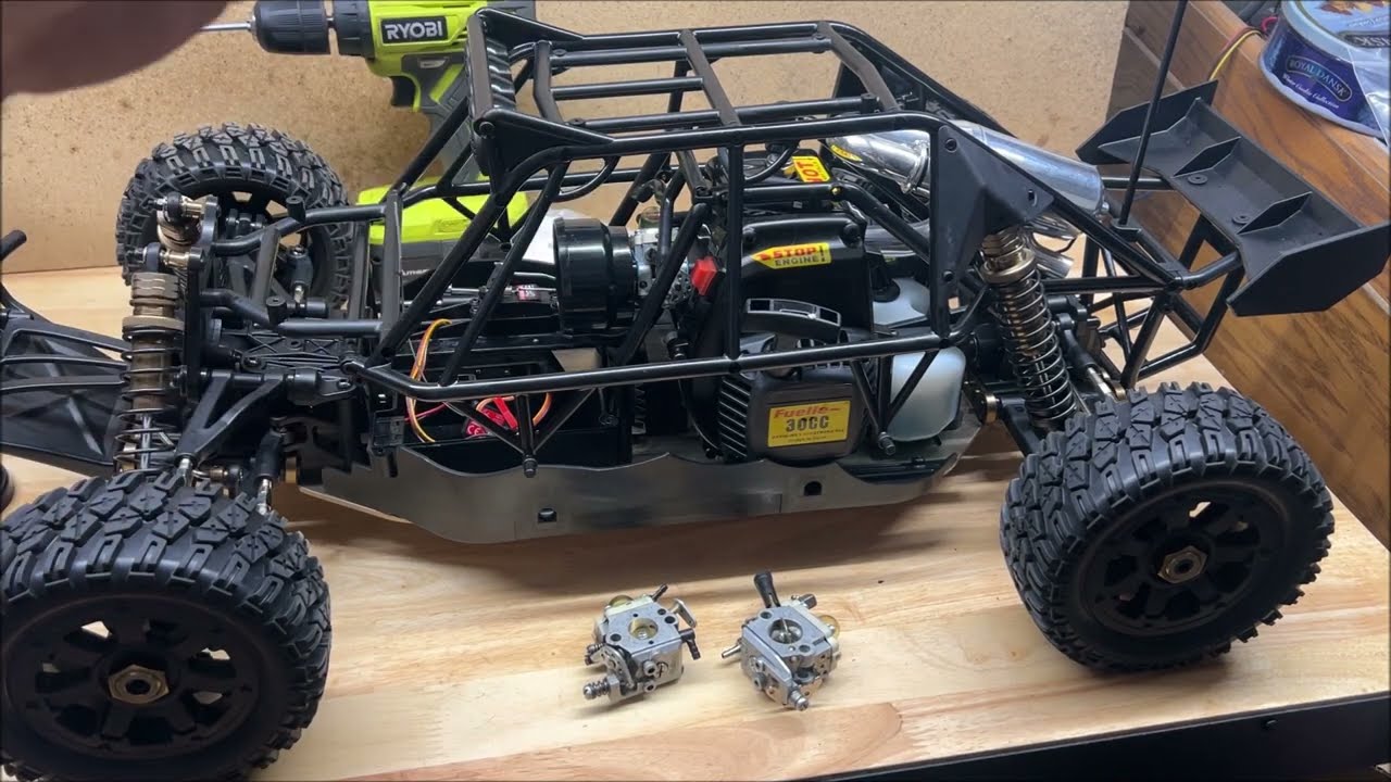 FUELIE 30cc WALBRO 1/5 scale carburetor starting ISSUES redcat