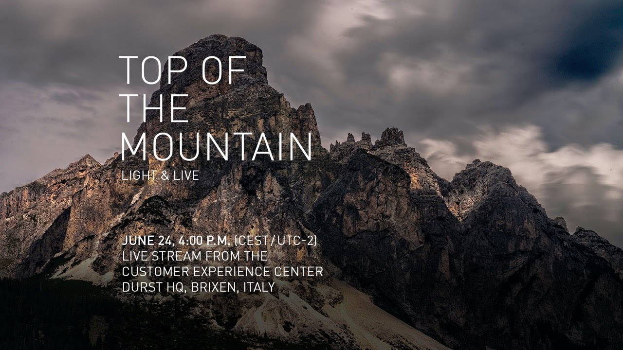 Top of the Mountain – light & live