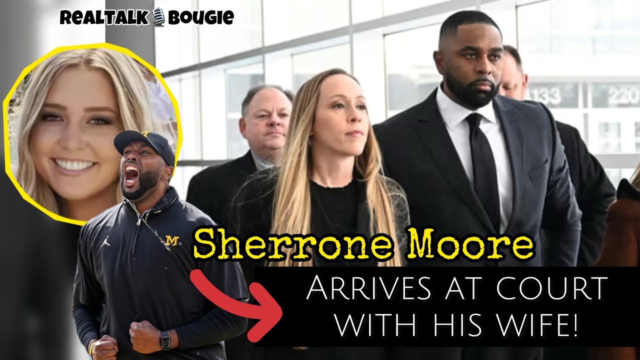 DISGRACED SHERRONE MOORE WAS IN COURT TODAY | FORMER MICHIGAN HEAD COACH STALKING CHARGES