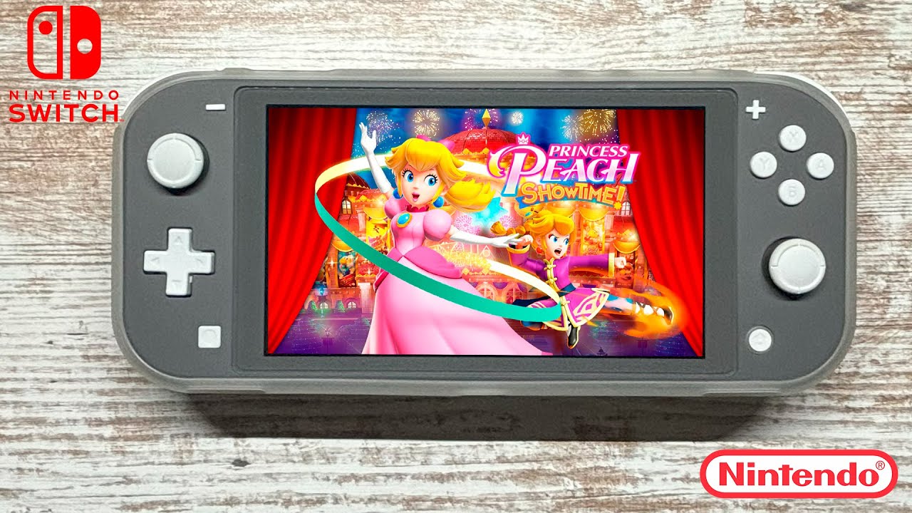 Princess Peach Showtime Gameplay Nintendo Switch Lite - FPS Monitor