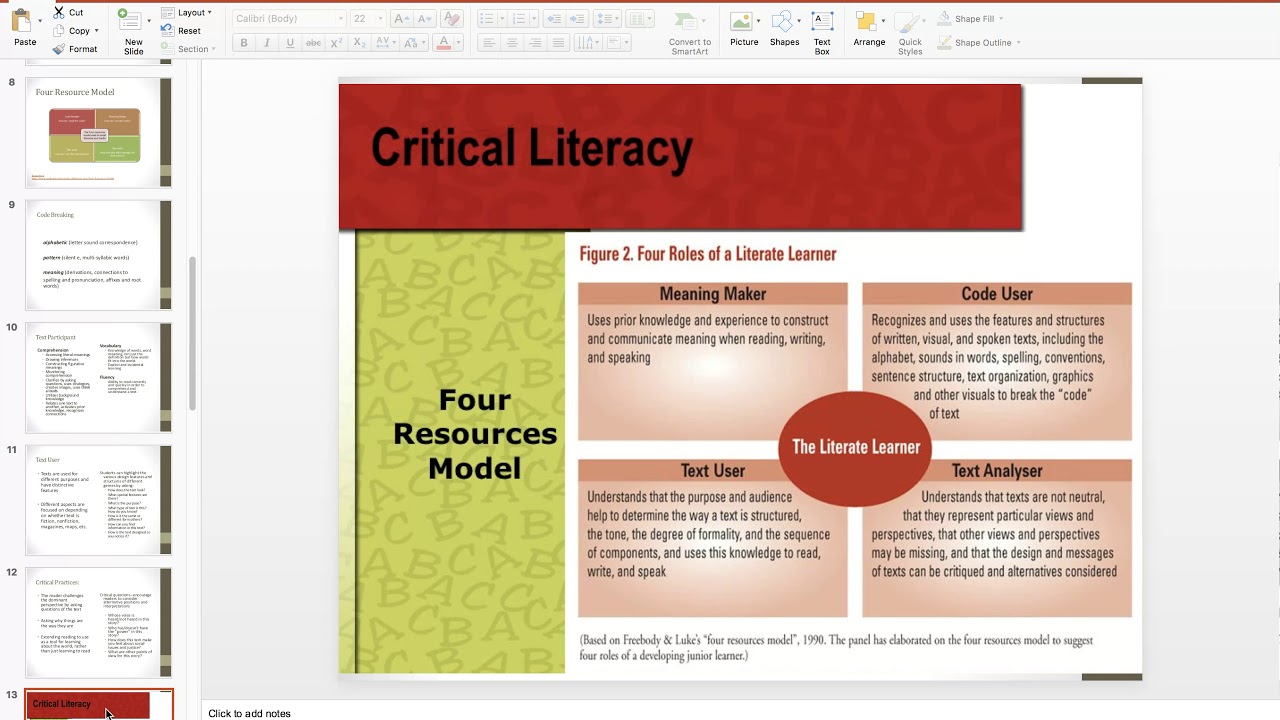 Critical Literacy Overview
