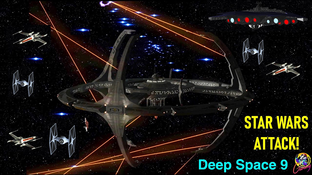 STAR TREK DS9 VS STAR WARS Fleet - Deep Space Nine In Trouble? - Ship Battles  - Bridge Commander