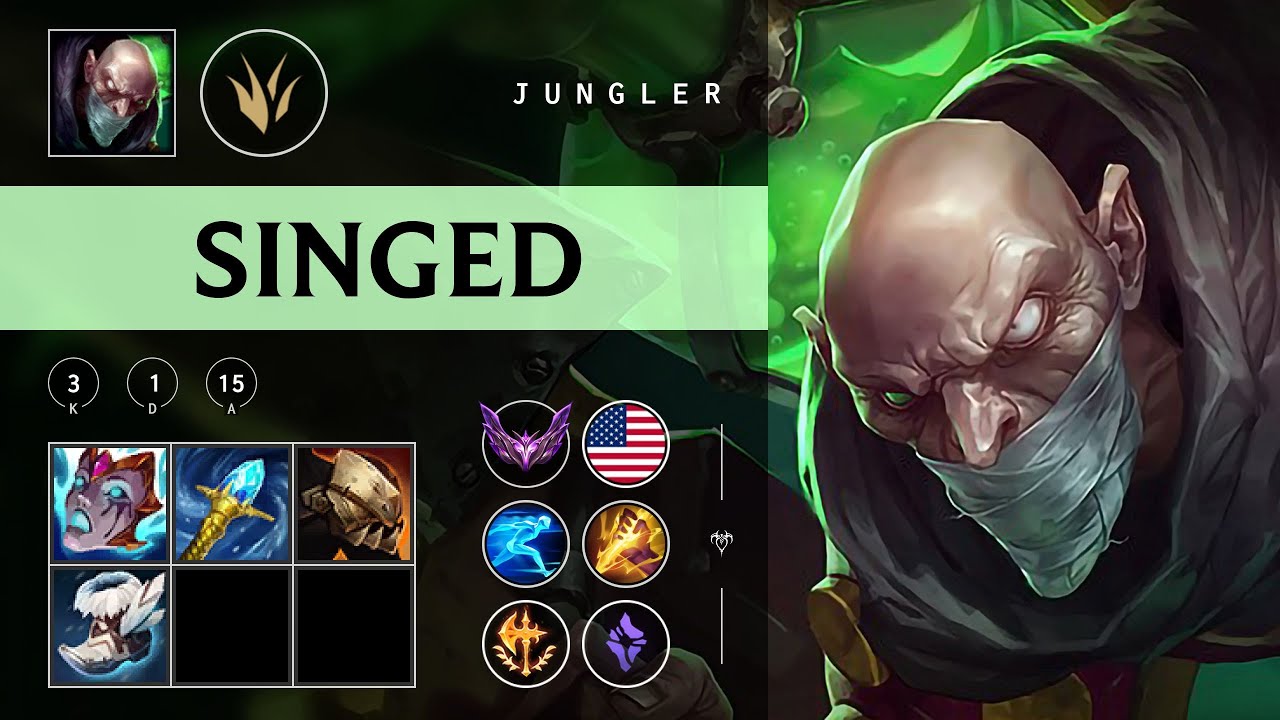 Singed Jungle vs Lee Sin - NA Master Patch 25.24