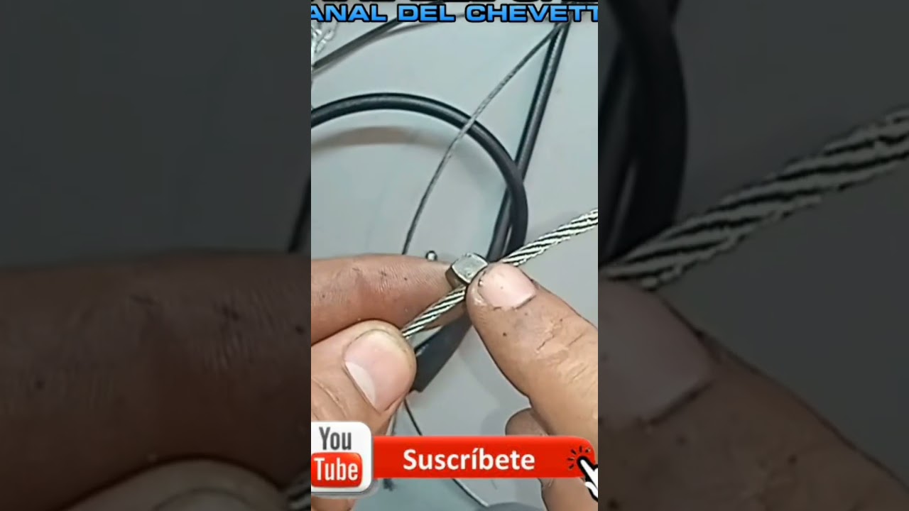 piola o guaya cluch casera