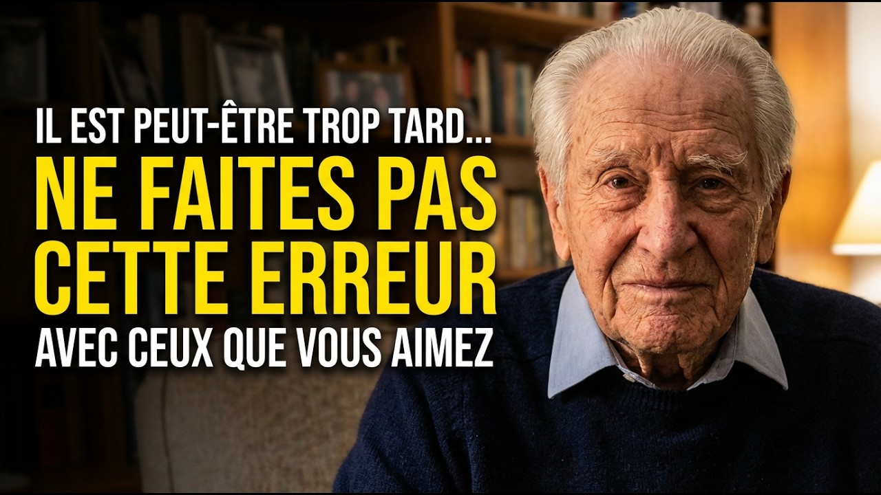 J’ai attendu trop longtemps… Ne faites pas la même erreur avec votre famille et le temps...