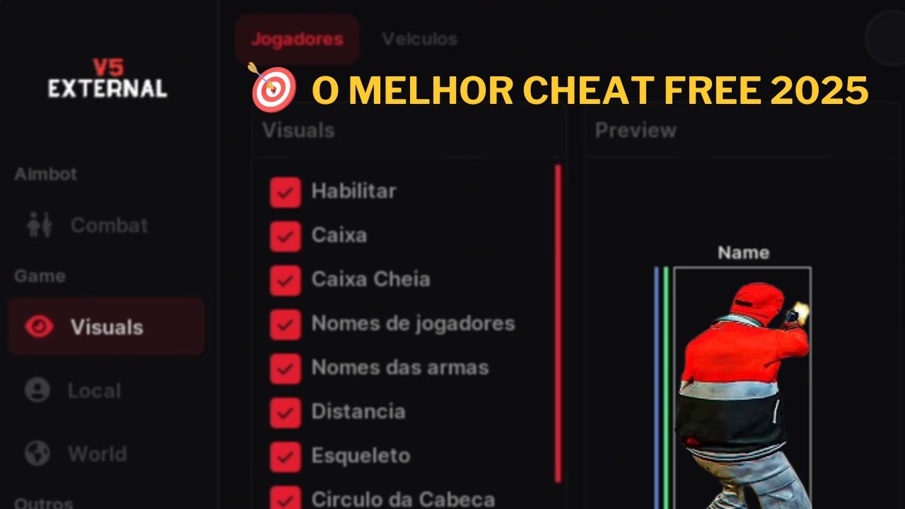 O MELHOR CHEAT FREE EXTERNAL PARA FIVEM COM MUITAS FUNÇÕES 2025 🚀