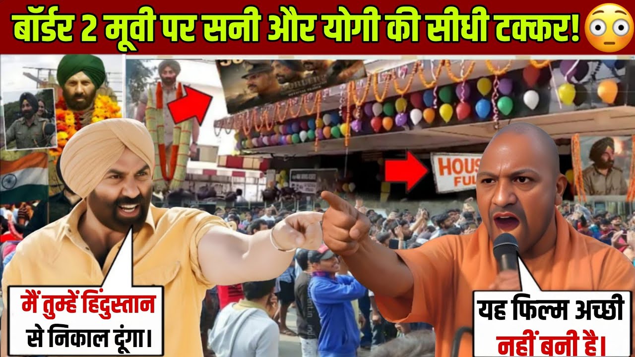 Border 2 Massive Controversy: Sunny vs Yogi Face-Off Shocks Fans | Film Clash Goes Viral! 😱🔥