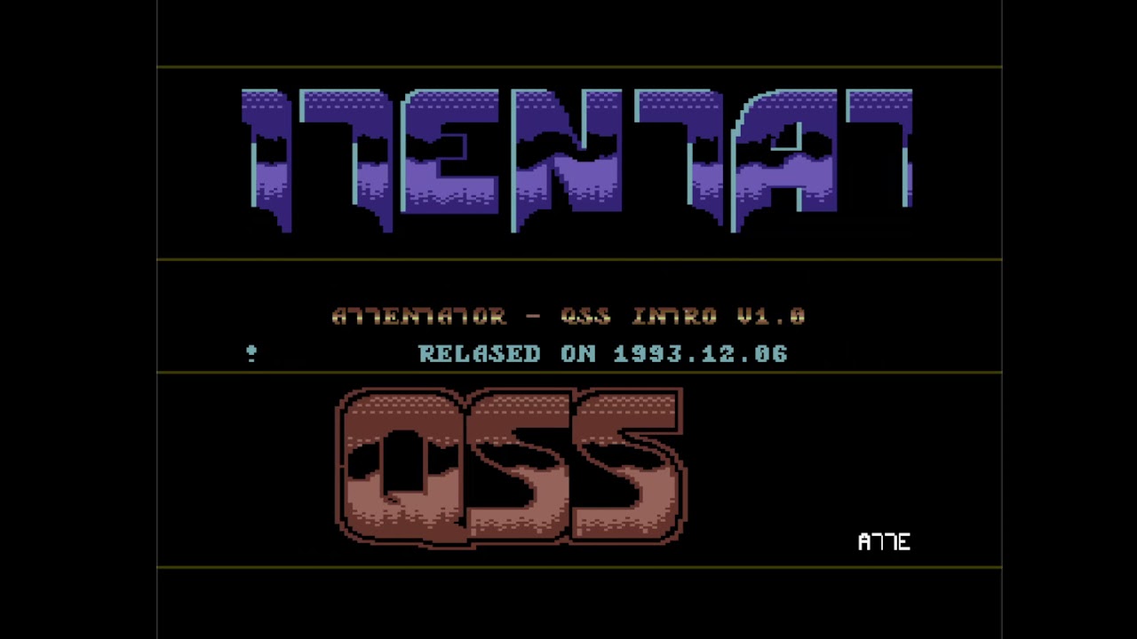 C64 Crack Intro: Attentator QSS CrackIntro V1 0 ! 1993