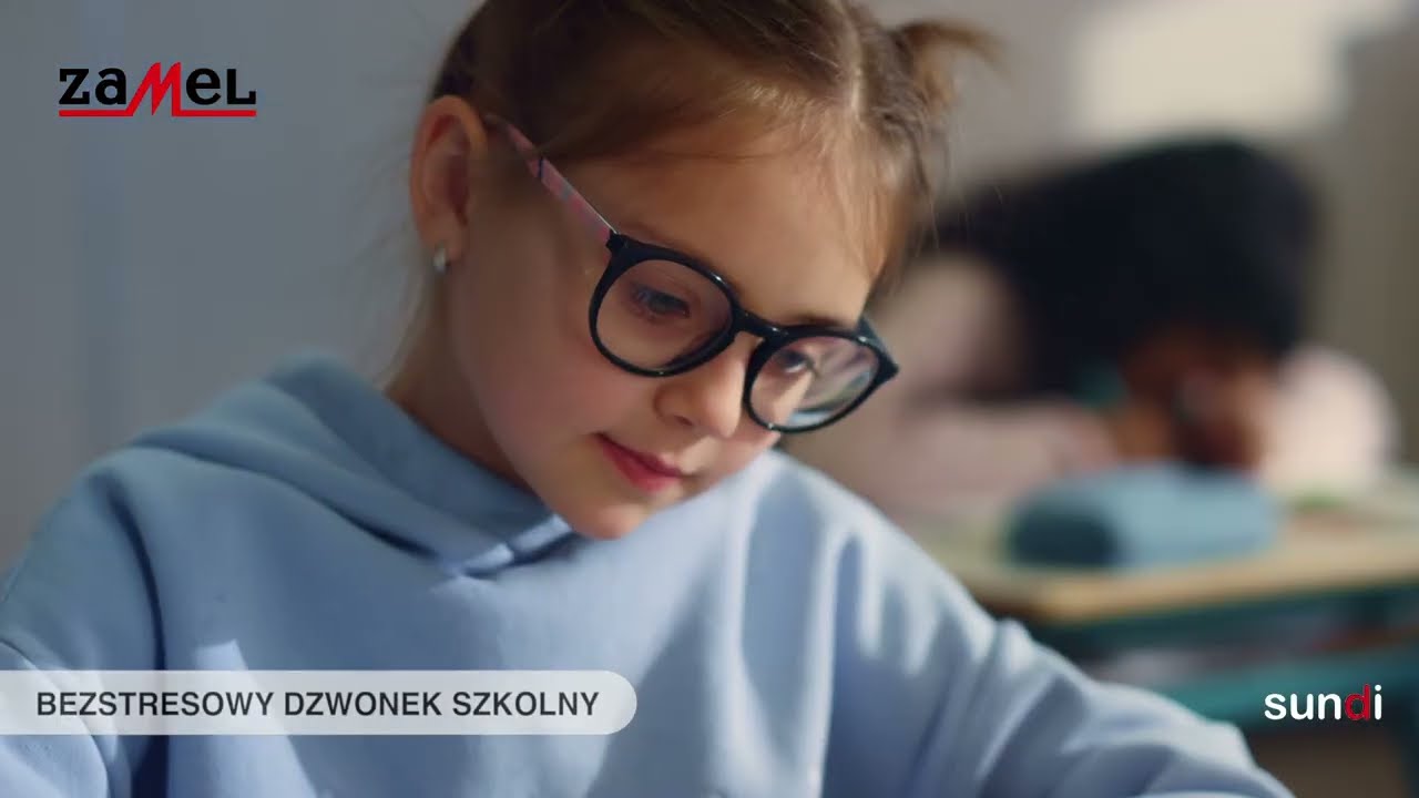 Dzwonek szkolny bezstresowy SDS-01 od Zamel
