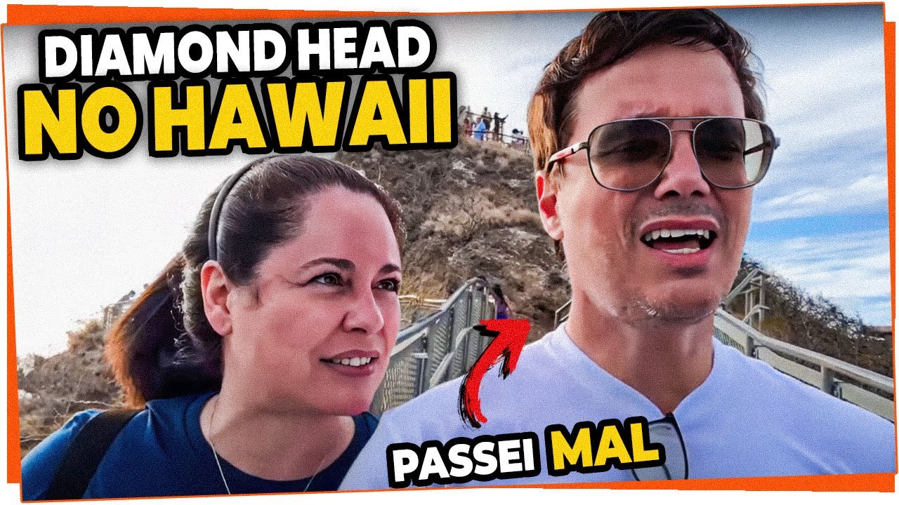 FUI NO VULCÃO DIAMOND HEAD AQUI NO HAWAII, QUASE NÃO VOLTO! #hawaii