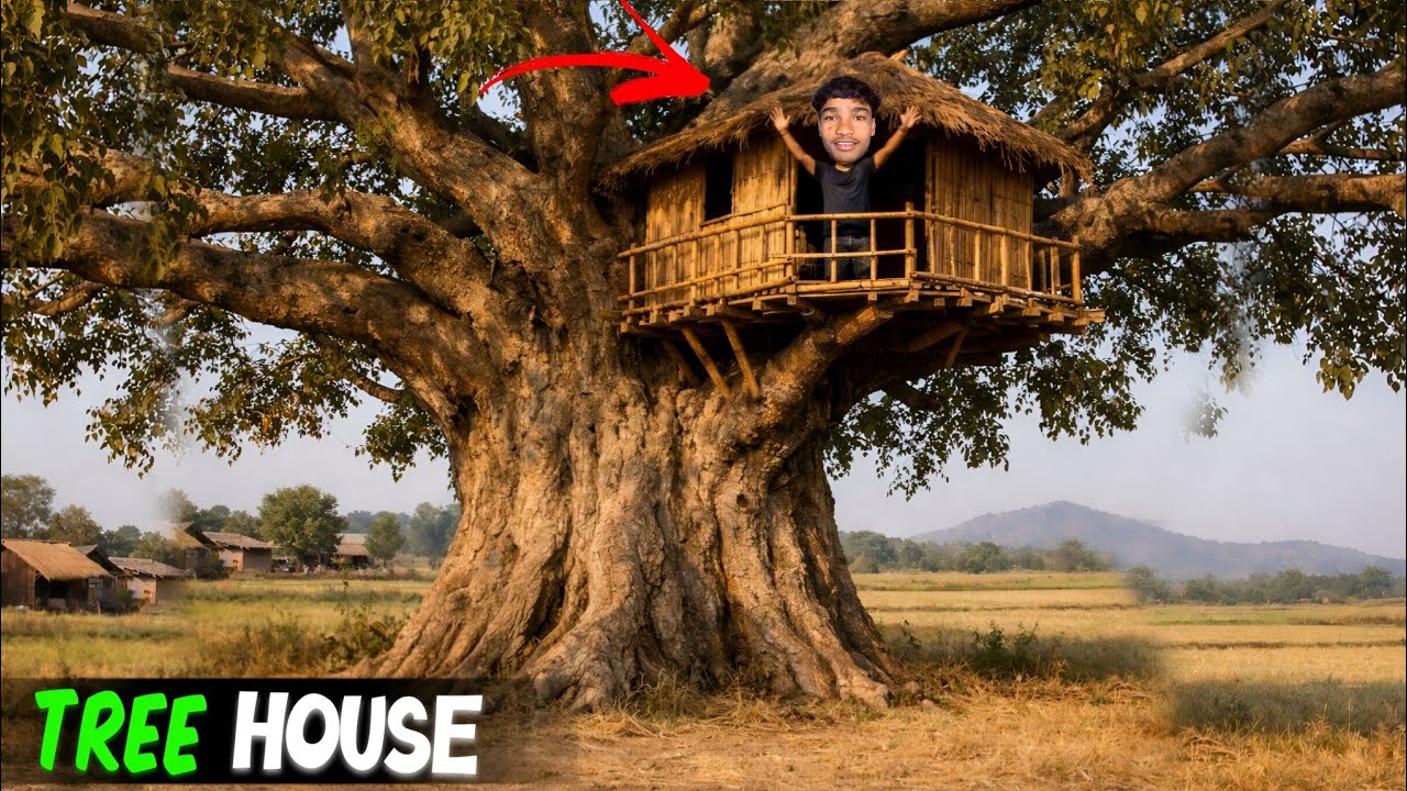 My dream tree 🌲 House 🏠 finally complete 🥰