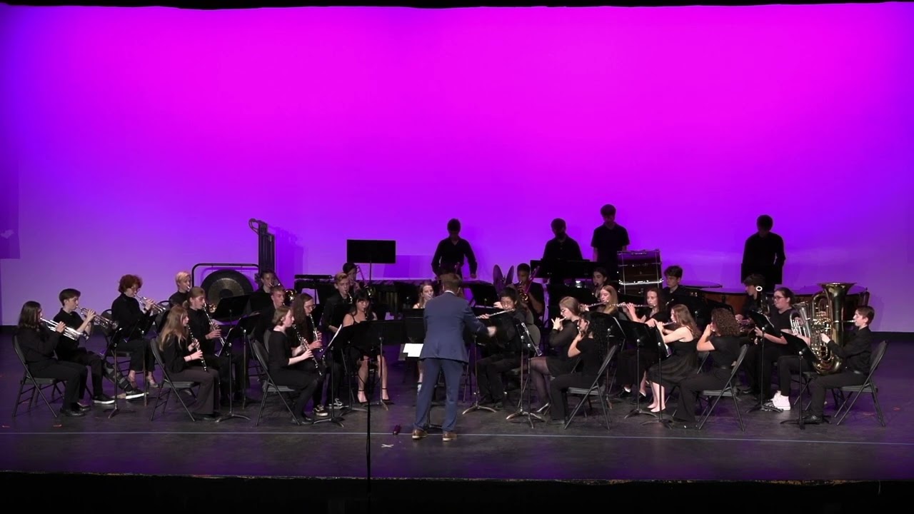 Canterbury Intermediate Concert Band - The Great Locomotive Chase (Smith) - Music Night, Jun 10 2022