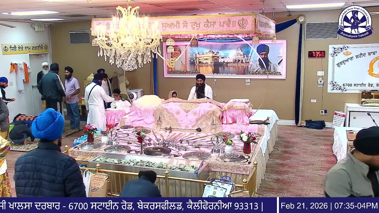 Live Evening Diwan (2/21/26) - Gurdwara Shaheed Baba Deep Singh Ji Khalsa Darbar