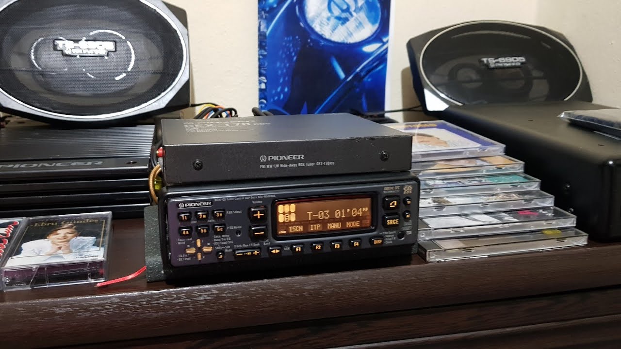 PİONEER  KEX-M900RDS  TS-6905 GEX-T70RDS  CDX-M30 Nostalji Resital eski seri TOKYO JAPON