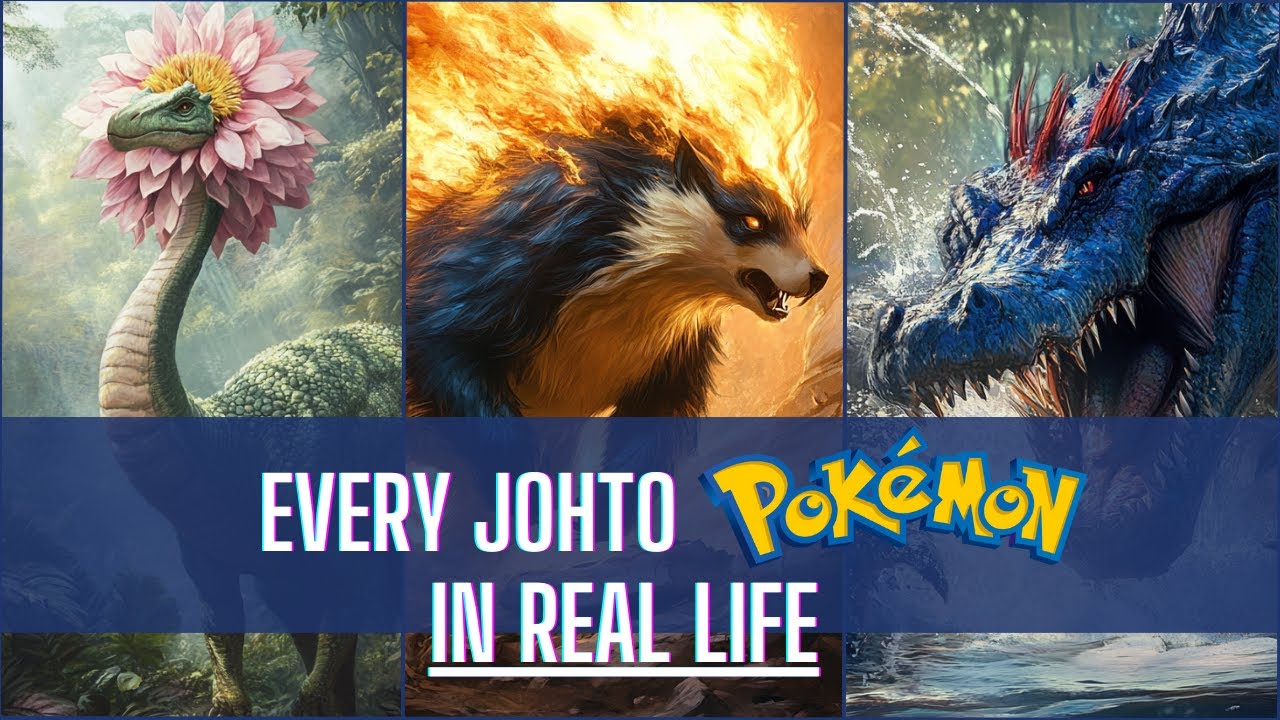 Every JOHTO POKEMON in REAL LIFE