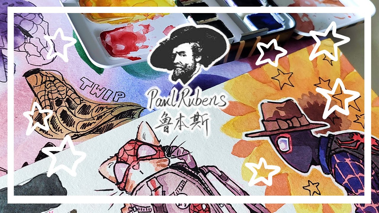 Let's draw Spider-Man ✨⭐🌻 || Paul Rubens Anniversary box