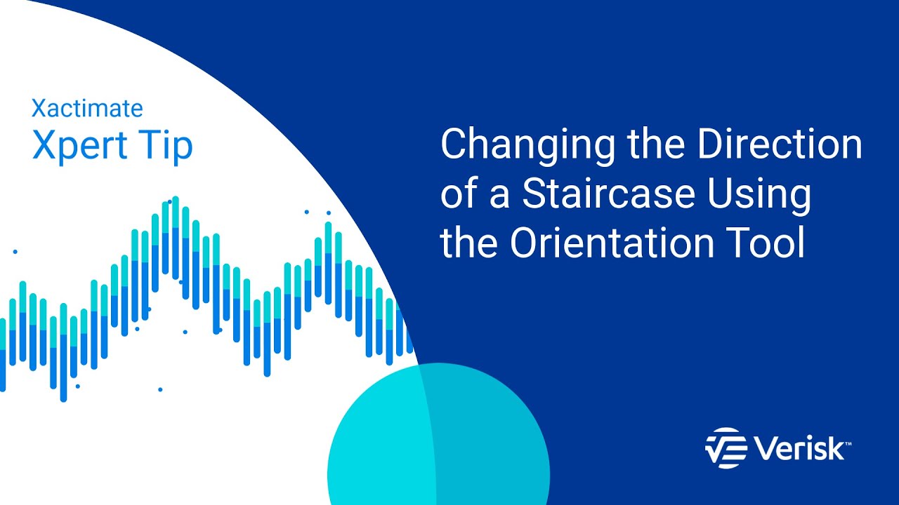 Xactimate Xpert Tip: Changing the Direction of a Staircase using the Orientation Tool