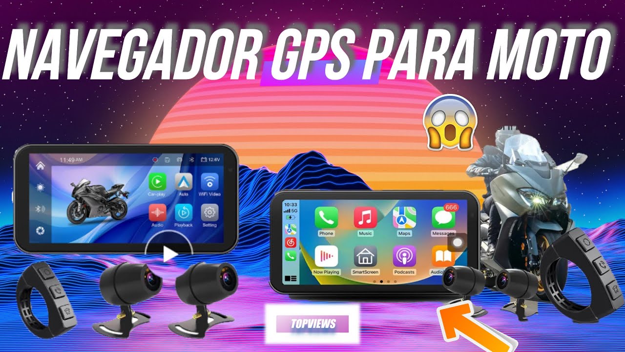 ✅😱¡MEJOR Carplay android para moto! 🌟 Navegador gps para moto 🚀🏍️