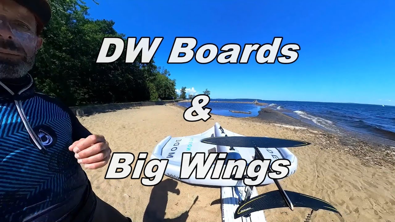 Down Wind Boards and Large Wings Review Wing Foiling