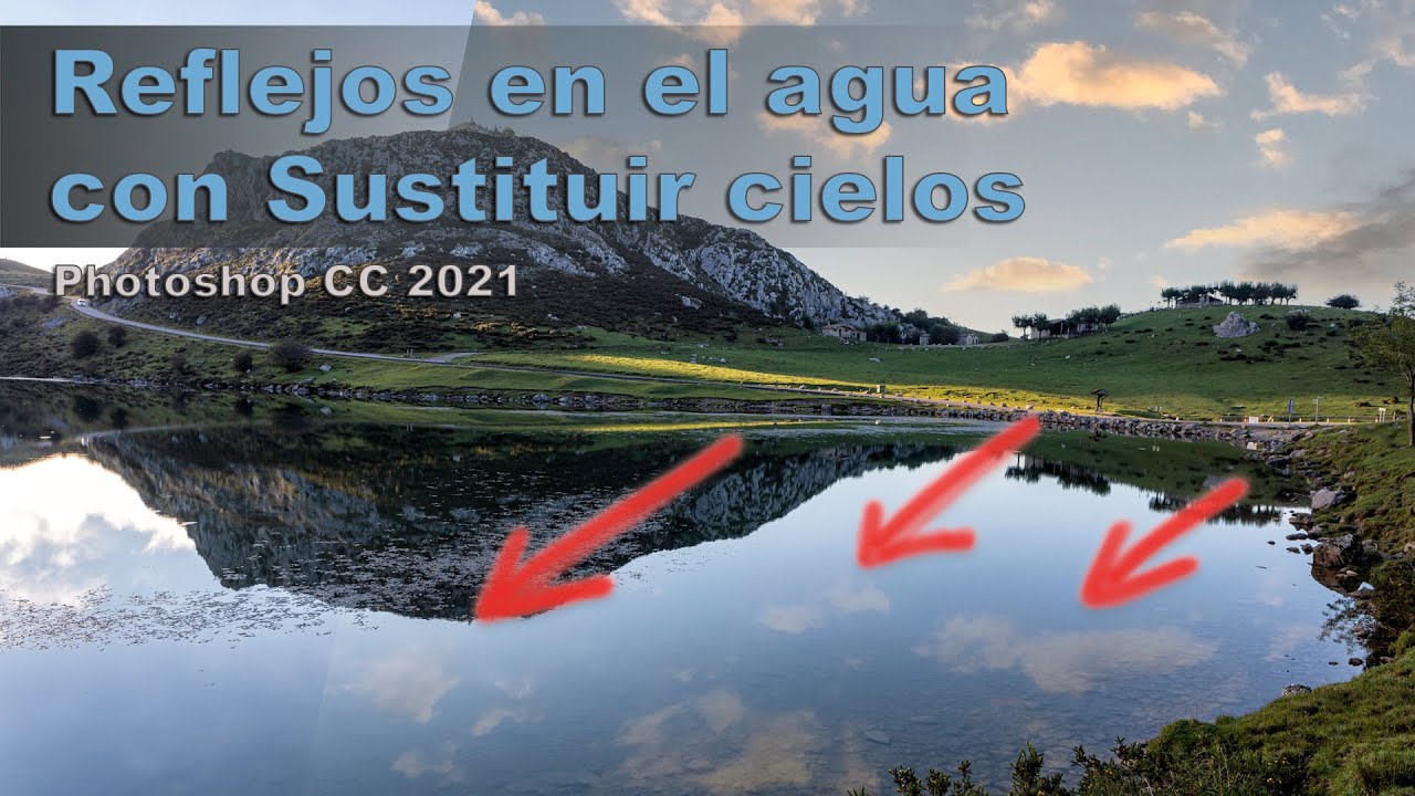 Sustituir cielo con reflejos en el agua en Photoshop CC 2021