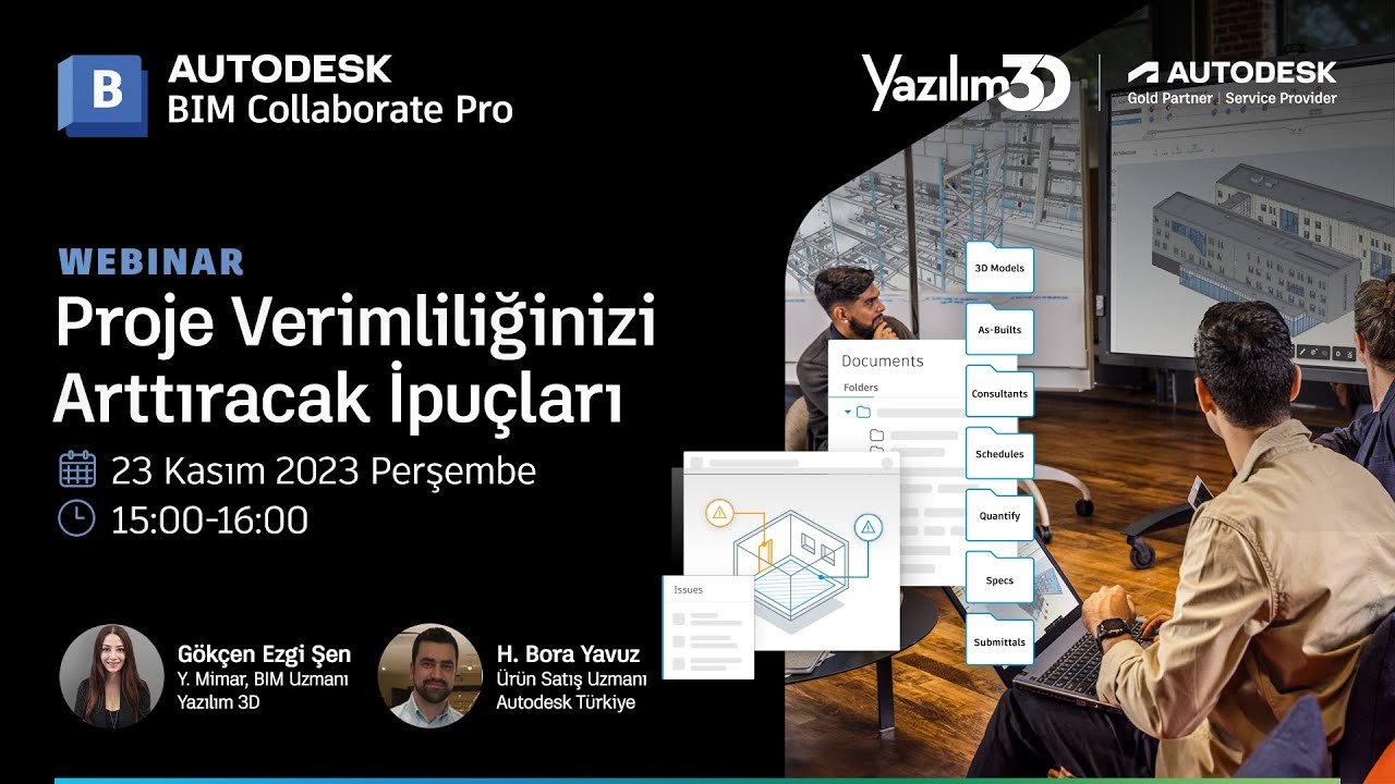 Proje Verimliliğinizi Arttıracak İpuçları x BIM Collaborate Pro