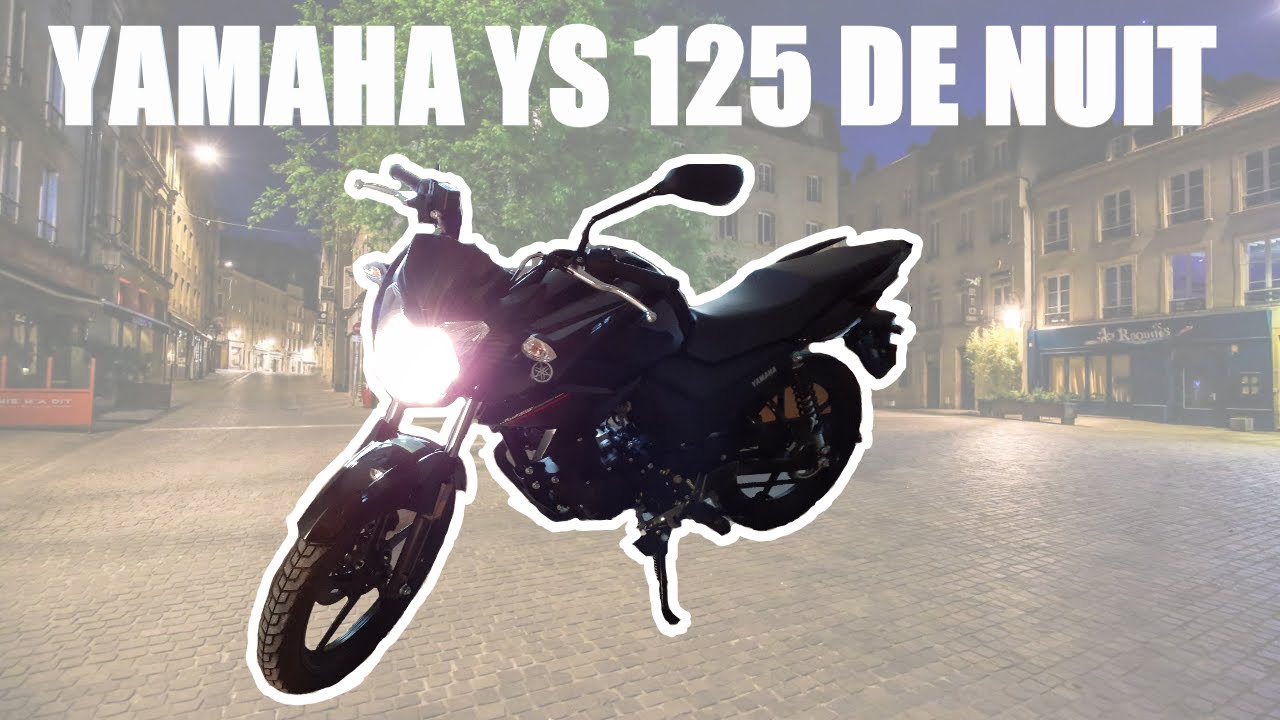 Roulage de nuit en YAMAHA YS 125