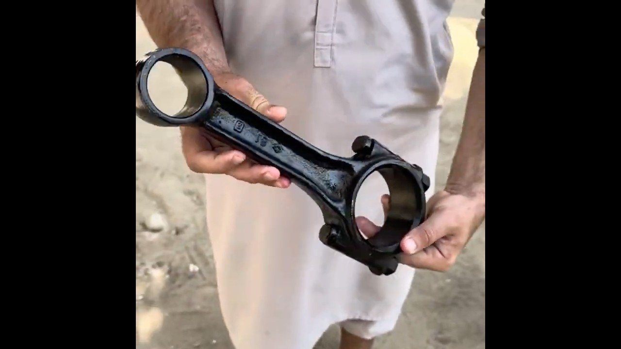 How Repair broken diesel engine connector rod&hellip;.