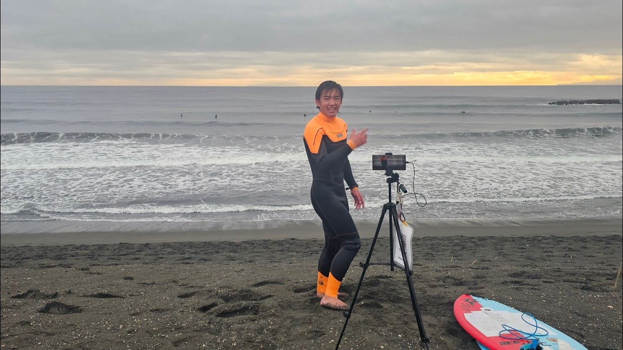 続き【LIVE配信 11.Feb.2026.波情報】湘南平塚海岸ライブカメラ 波動画スキムボード #今日の波 #beachlife