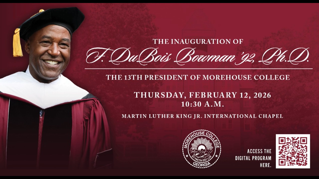 The Inauguration of Dr. F. Dubois Bowman, Morehouse College's 13th President