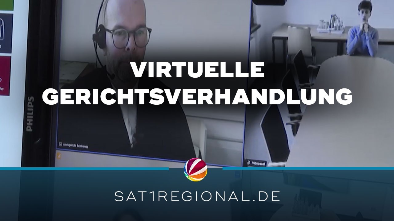 Virtuelle Gerichtsverhandlungen: Schleswig-Holstein testet neues Verfahren