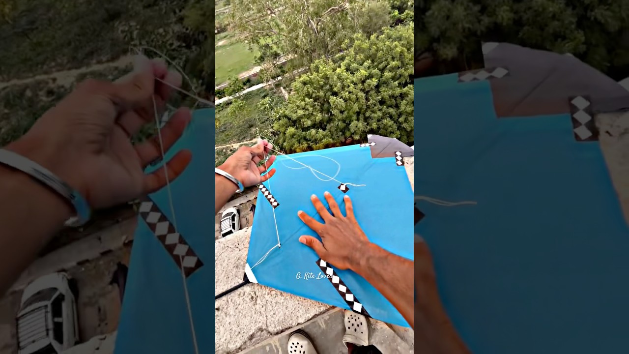 Roof Top Kite Flying🌪️🪁