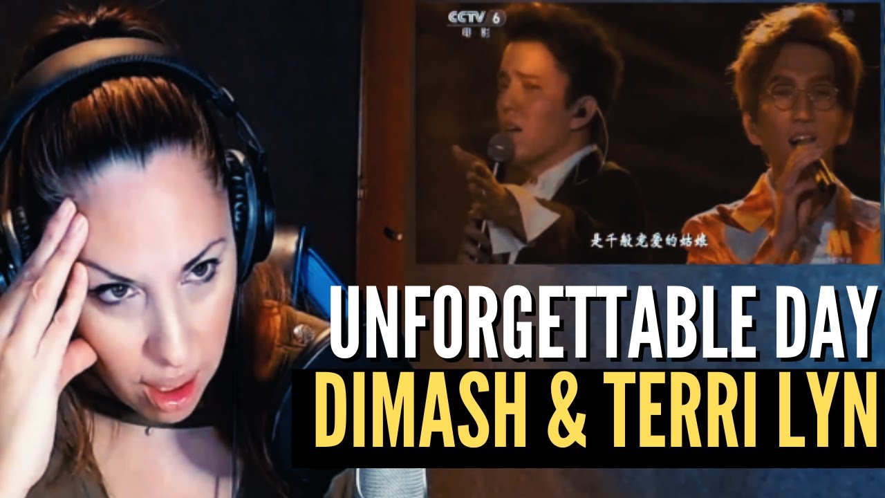 DIMASH & TERRI  LYN | UNFORGETTABLE DAY | Vocal Coach REACTION & analysis