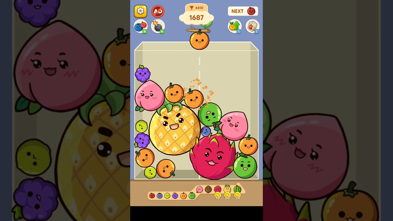 🍉 “Fruit Merge Madness: 🍊🍌Top Strategies & Gameplay!”🍍🍇