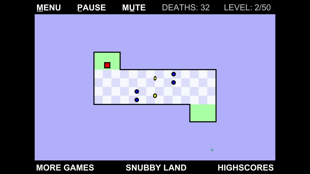 ich spiele the world hardest game ( habe es nur bis level 3 geschafft )#crazy #hard #hardgame #video