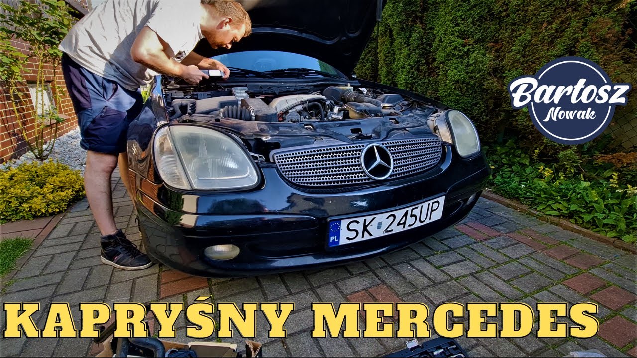 Mercedes SLK- walka z klaksonem i poprawki we wnętrzu