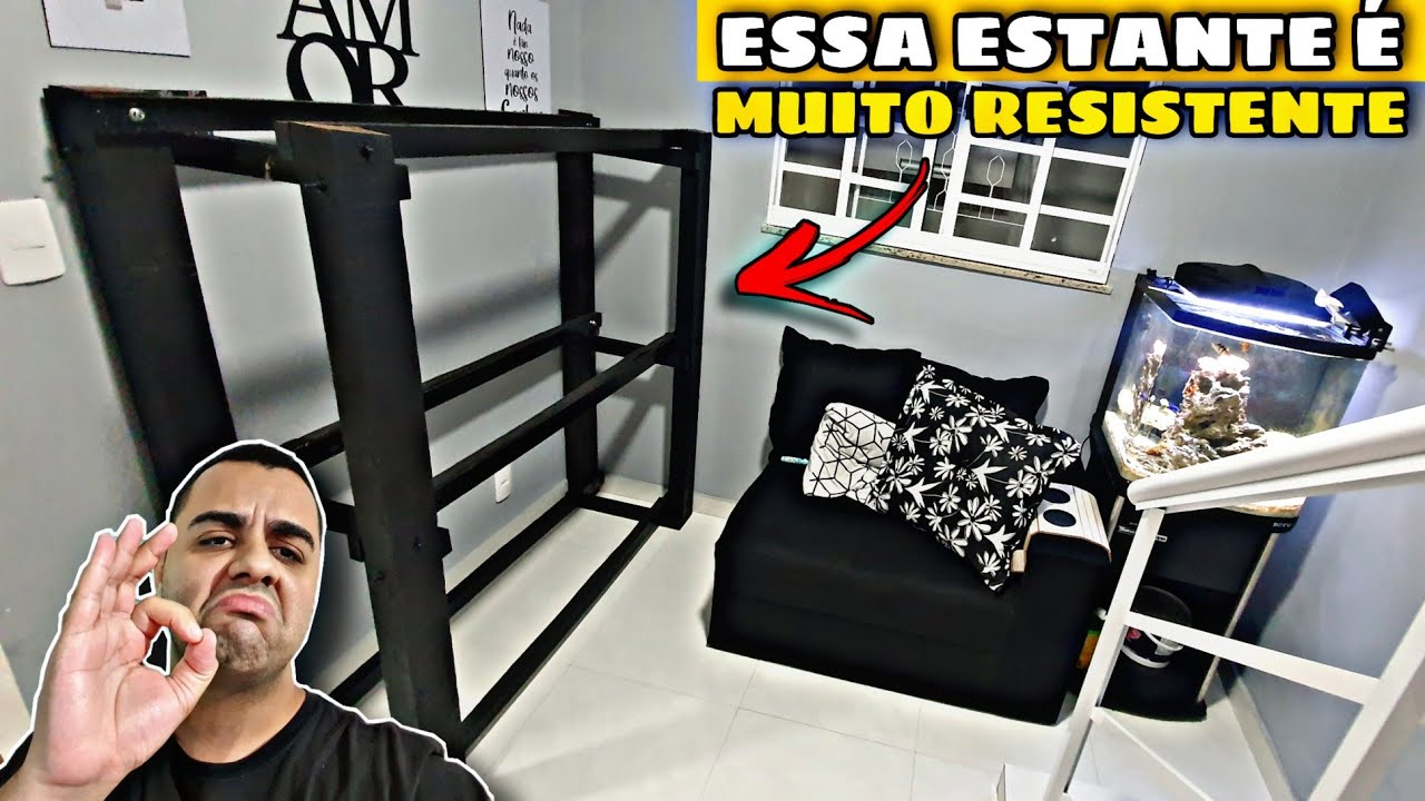 MONTEI UMA ESTANTE PARA 3 AQUÁRIOS DE 300 LITROS