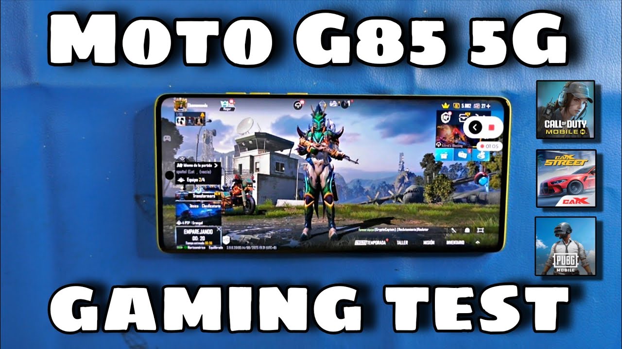 MOTO G85 5G Prueba de POTENCIA EXTREMA | Gaming Test 2025🔥🕹️