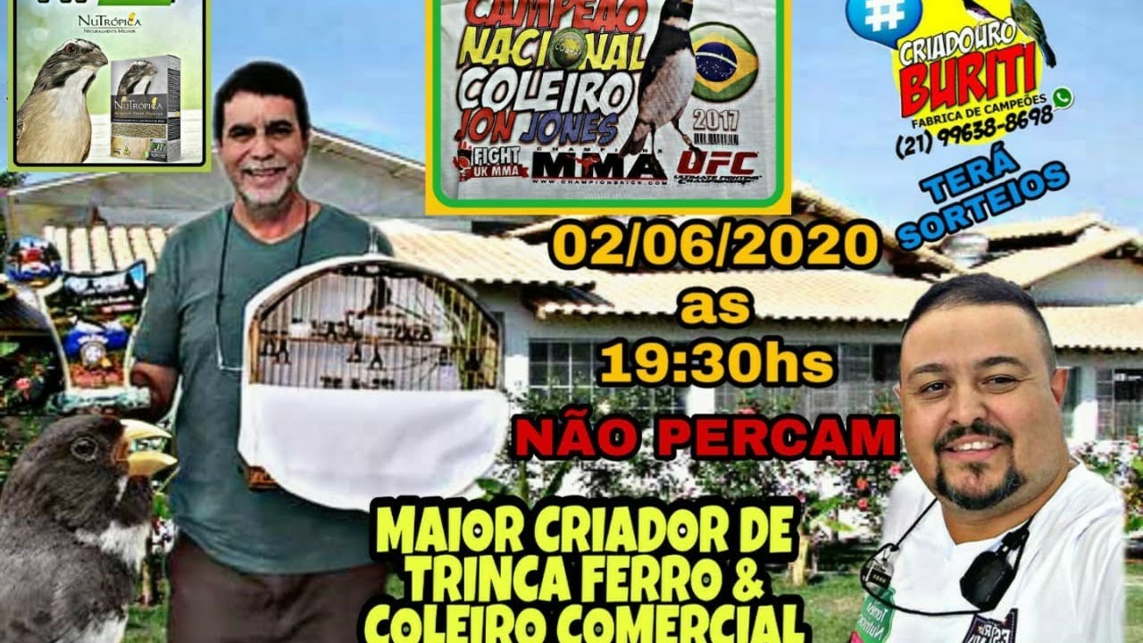Live com o Sr. Oscar do Criatório Buriti