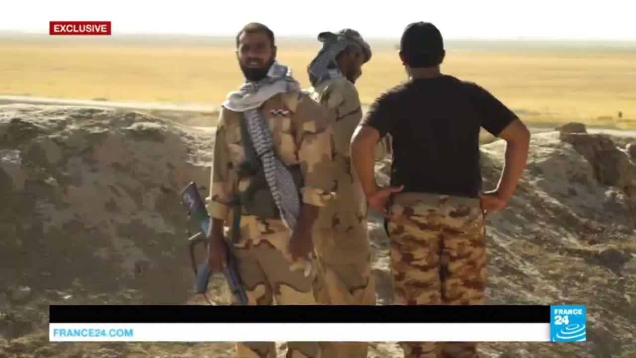 EXCLUSIVE - Alongside a Shia militia fighting against IS Group on Iraq-Syria border
