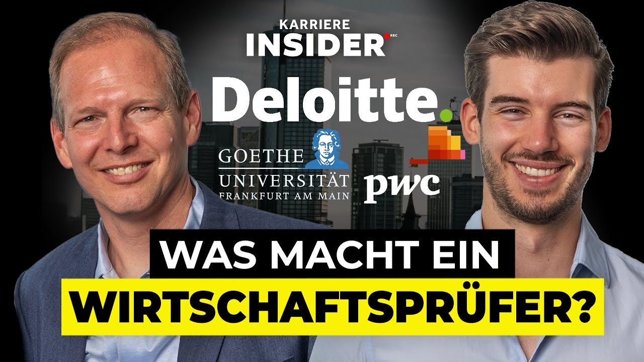 Big4-Audit-Partner über Aufgaben und Arbeitsalltag in der Wirtschaftsprüfung | Karriere Insider