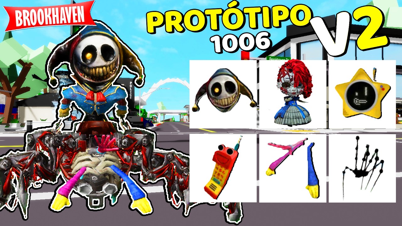 Como VIRAR PROTÓTIPO 1006 Versão 100% IGUAL no ROBLOX Brookhaven