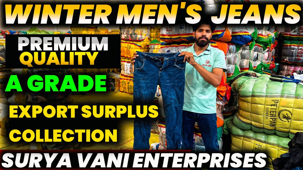 Panipat Export Clothes Market | Winter Man’s Jeans 👖 | A Grede Export Surplus Clothes | 