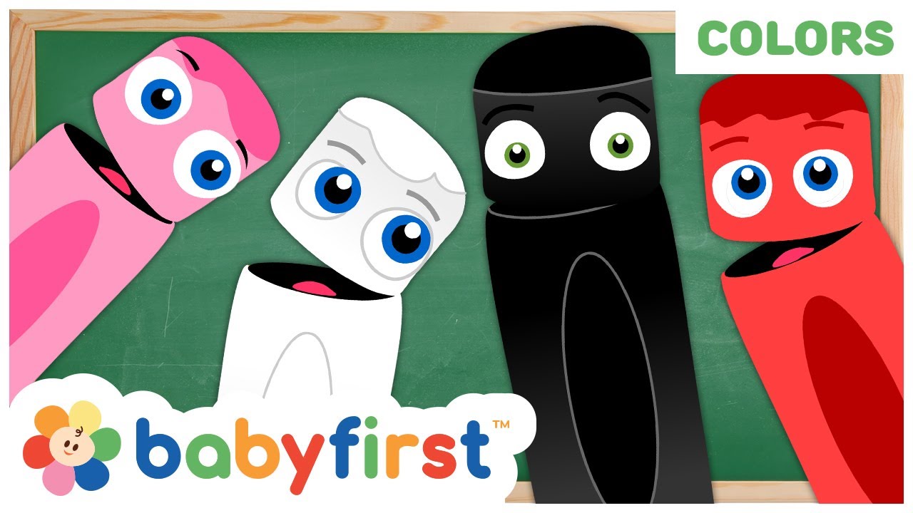 Toddler Learning Videos | Learn Colors with the Color Crew | Fun Coloring for Kids | BabyFirst TV