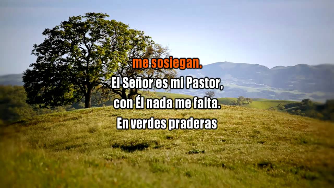 El Señor es mi Pastor (Salmo 22) - LYRICS, Hermana Glenda © ®