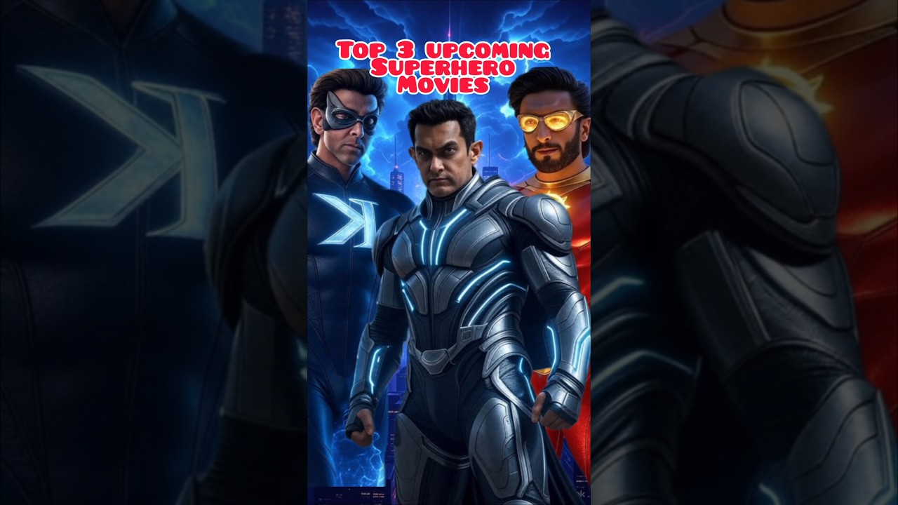 👉 Top 3 Upcoming Superhero Movies of India | Hrithik Roshan, Aamir Khan, Ranveer Singh