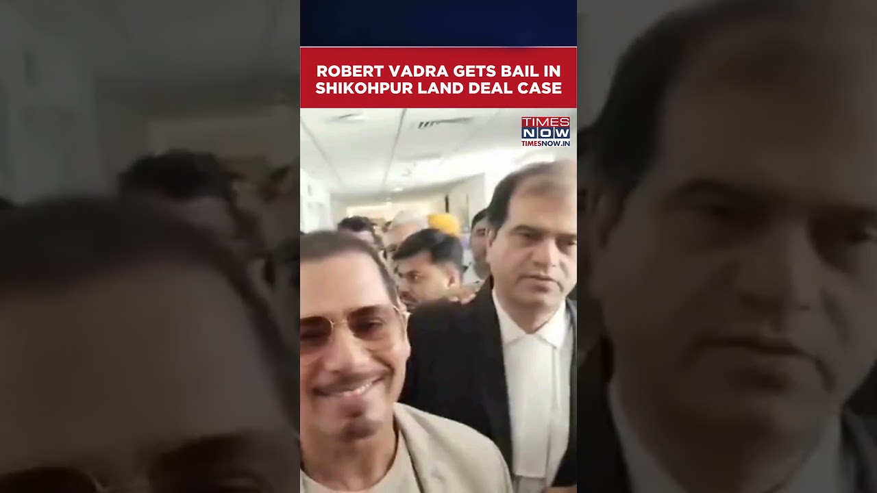Robert Vadra Gets Pre-Arrest Bail In Money Laundering Case Linked To 2008 Land Deal #shorts