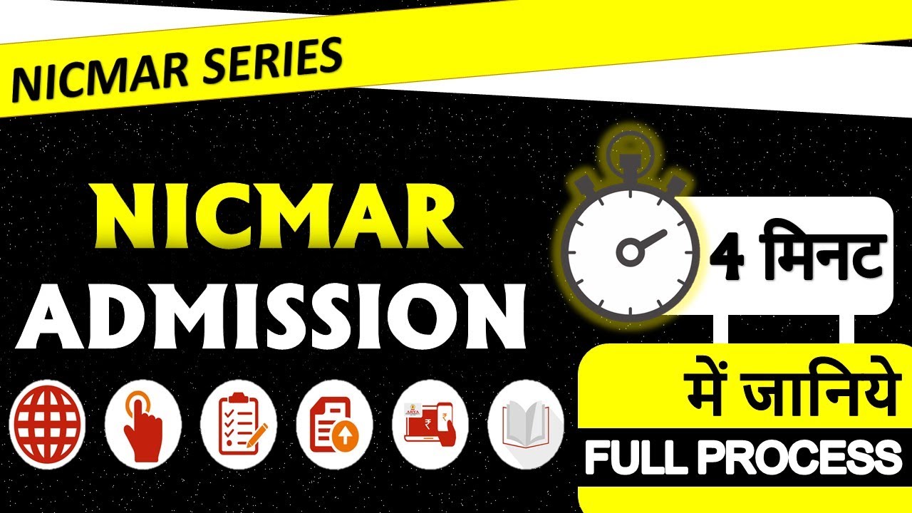 NICMAR I Admission Procedure I FULL TIME PROGRAMMES I PUNE I HYDERABAD I DELHI I GOA | MUMBAI 2021