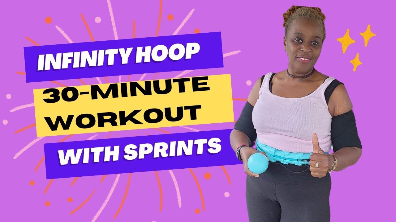30-Minute Infinity Hoop Workout with Sprints: Burn Calories & Build Strength!