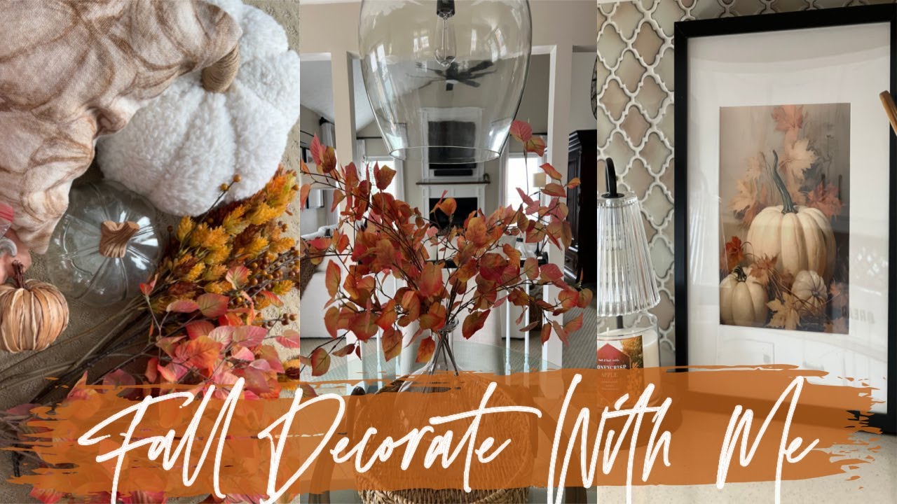 2024 Fall/Autumn Decorate with me | Fall Decorating Tips, Ideas, & Inspo | Using Minimal Fall Decor